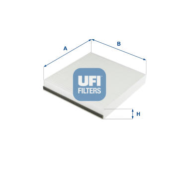 Filtr, vzduch v interiéru UFI 53.260.00