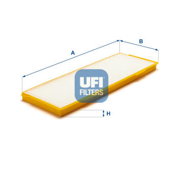 Filtr, vzduch v interiéru UFI 53.289.00