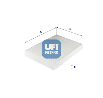 Filtr, vzduch v interiéru UFI 53.314.00