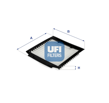 Filtr, vzduch v interiéru UFI 53.316.00