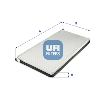 Filtr, vzduch v interiéru UFI 53.319.00