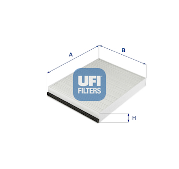 Filtr, vzduch v interiéru UFI 53.320.00