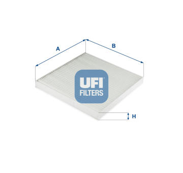 Filtr, vzduch v interiéru UFI 53.327.00