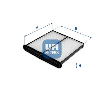 Filtr, vzduch v interiéru UFI 53.330.00