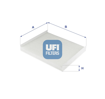 Filtr, vzduch v interiéru UFI 53.331.00