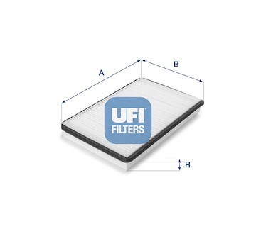 Filtr, vzduch v interiéru UFI 53.374.00