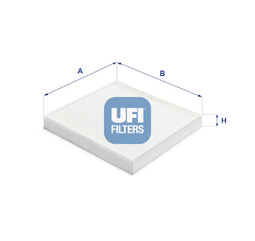 Filtr, vzduch v interiéru UFI 53.387.00