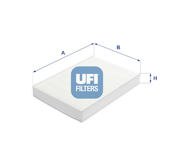 Filtr, vzduch v interiéru UFI 53.389.00