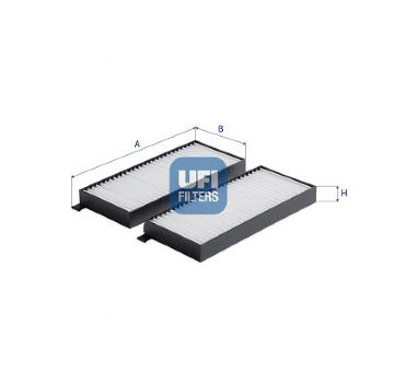 Filtr, vzduch v interiéru UFI 53.398.00