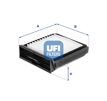 Filtr, vzduch v interiéru UFI 53.404.00