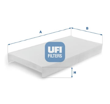 Filtr, vzduch v interiéru UFI 53.443.00