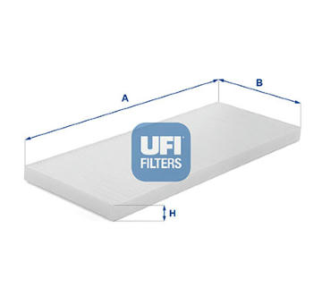 Filtr, vzduch v interiéru UFI 53.446.00