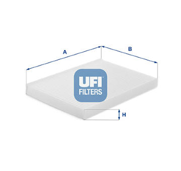 Filtr, vzduch v interiéru UFI 53.448.00