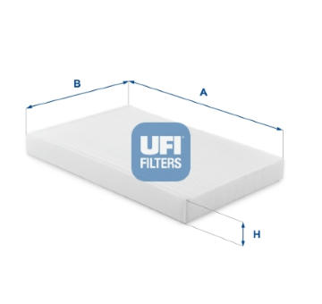 Filtr, vzduch v interiéru UFI 53.454.00