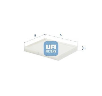 Filtr, vzduch v interiéru UFI 53.524.00