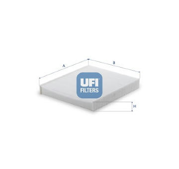 Filtr, vzduch v interiéru UFI 53.540.00