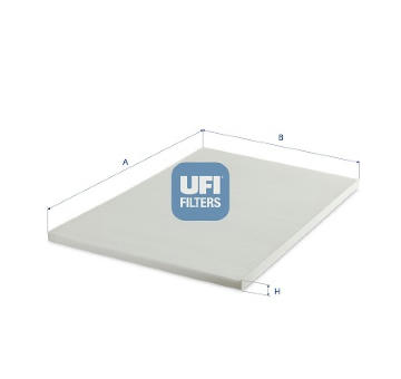 Filtr, vzduch v interiéru UFI 53.622.00