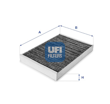 Filtr, vzduch v interiéru UFI 54.101.00