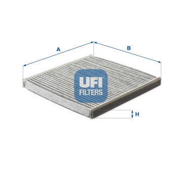 Filtr, vzduch v interiéru UFI 54.117.00