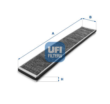 Filtr, vzduch v interiéru UFI 54.121.00