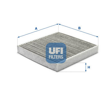 Filtr, vzduch v interiéru UFI 54.122.00