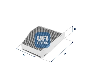 Filtr, vzduch v interiéru UFI 54.124.00