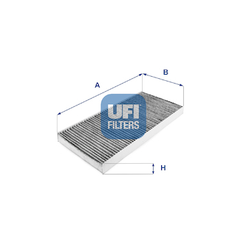 Filtr, vzduch v interiéru UFI 54.146.00