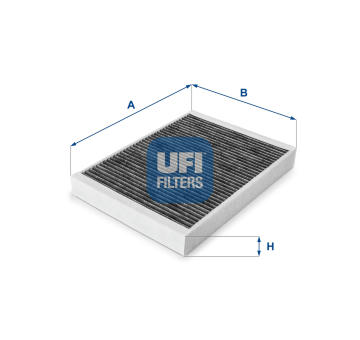 Filtr, vzduch v interiéru UFI 54.166.00