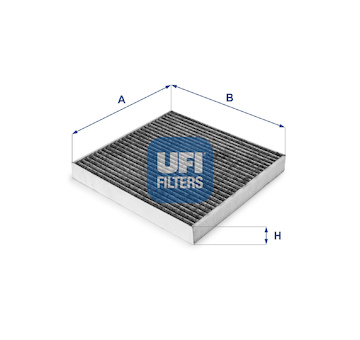 Filtr, vzduch v interiéru UFI 54.176.00