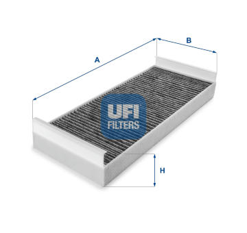 Filtr, vzduch v interiéru UFI 54.177.00