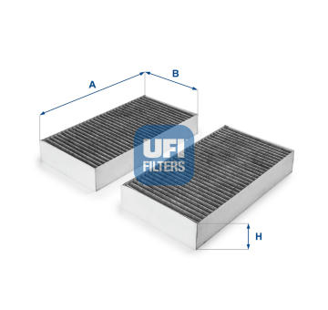 Filtr, vzduch v interiéru UFI 54.215.00