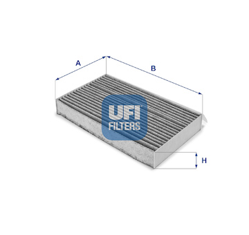 Filtr, vzduch v interiéru UFI 54.217.00