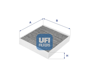 Filtr, vzduch v interiéru UFI 54.244.00