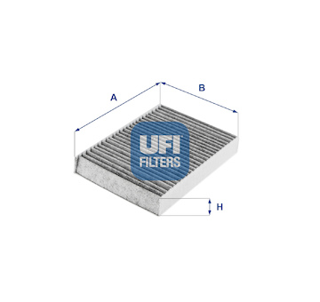 Filtr, vzduch v interiéru UFI 54.245.00