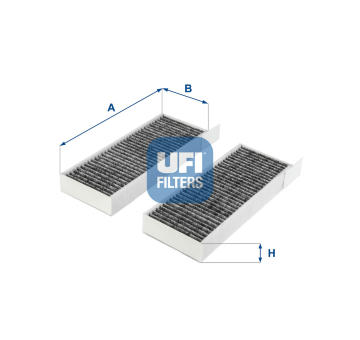 Filtr, vzduch v interiéru UFI 54.254.00