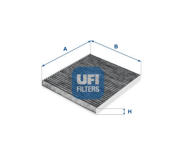 Filtr, vzduch v interiéru UFI 54.256.00