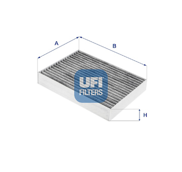 Filtr, vzduch v interiéru UFI 54.257.00