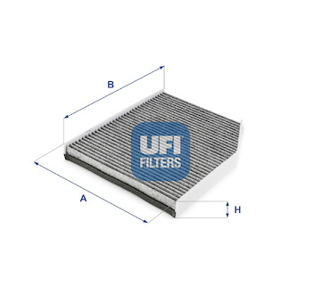 Filtr, vzduch v interiéru UFI 54.261.00