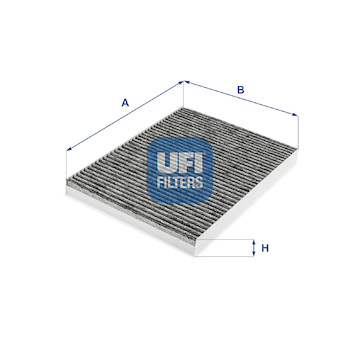 Filtr, vzduch v interiéru UFI 54.263.00