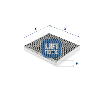 Filtr, vzduch v interiéru UFI 54.266.00