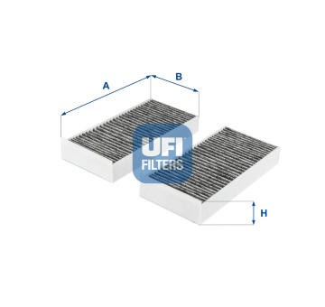 Filtr, vzduch v interiéru UFI 54.279.00