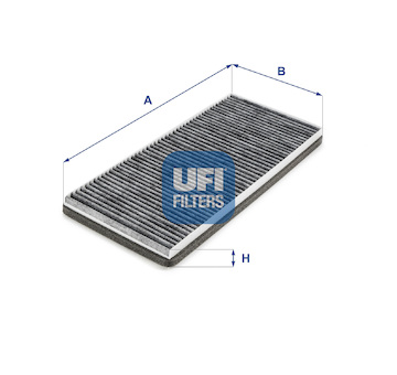 Filtr, vzduch v interiéru UFI 54.281.00