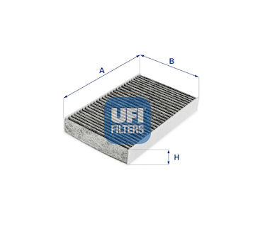 Filtr, vzduch v interiéru UFI 54.285.00