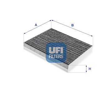 Filtr, vzduch v interiéru UFI 54.289.00