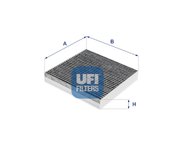 Filtr, vzduch v interiéru UFI 54.290.00