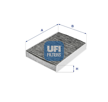 Filtr, vzduch v interiéru UFI 54.291.00