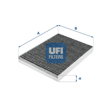 Filtr, vzduch v interiéru UFI 54.292.00