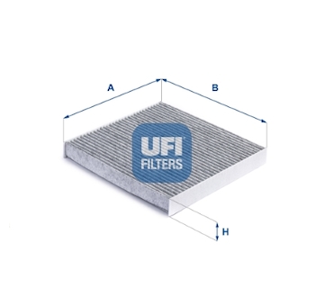 Filtr, vzduch v interiéru UFI 54.306.00