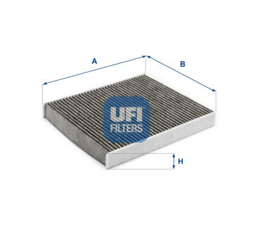 Filtr, vzduch v interiéru UFI 54.314.00