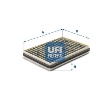 Filtr, vzduch v interiéru UFI 54.322.00